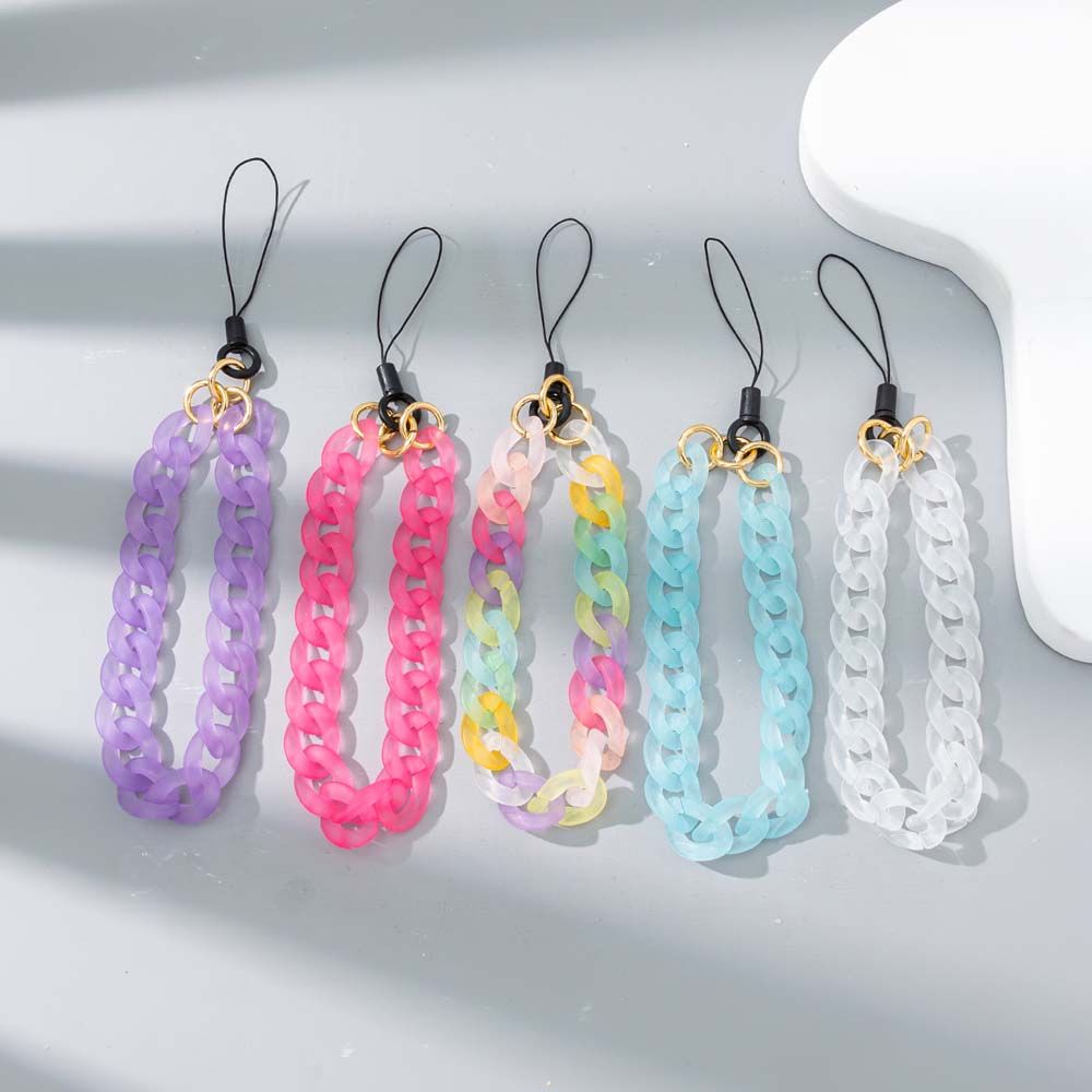 Women'S Exercise Accessories - Sweet Candy Color Ring Buckle Phone