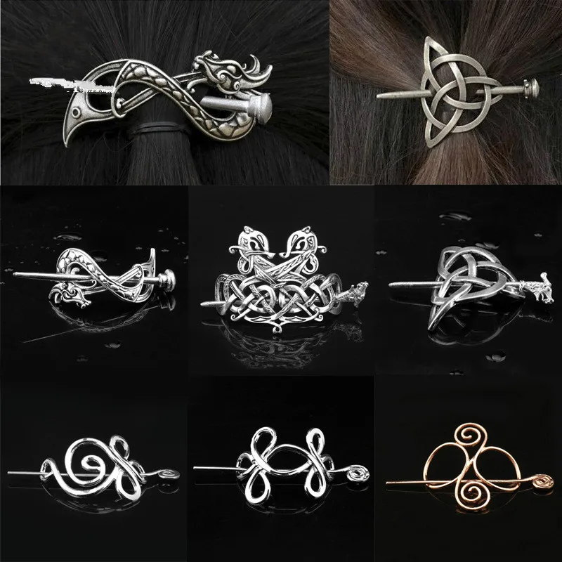 Women'S Viking Accessories - Viking Hairpin Celtics Knots Crown Vintage