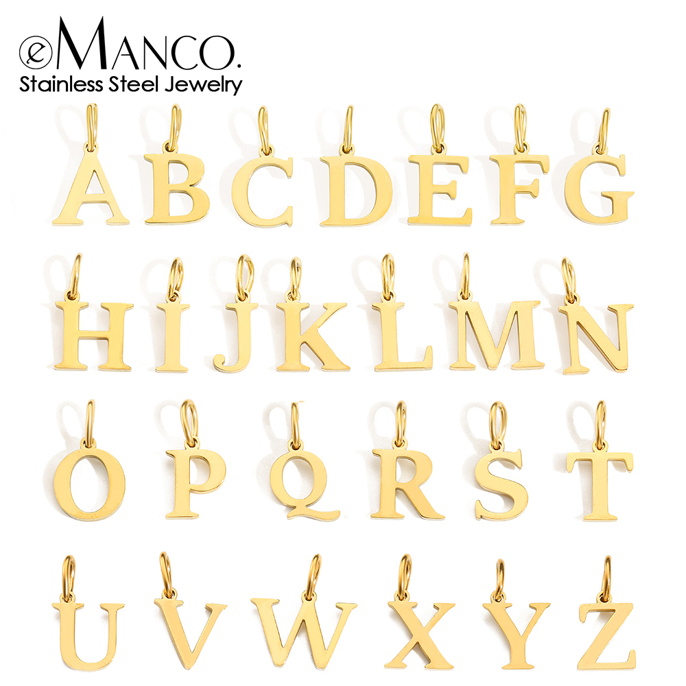 Women Accessories Name In English - EMANCO DIY Cut English Alphabet Necklace