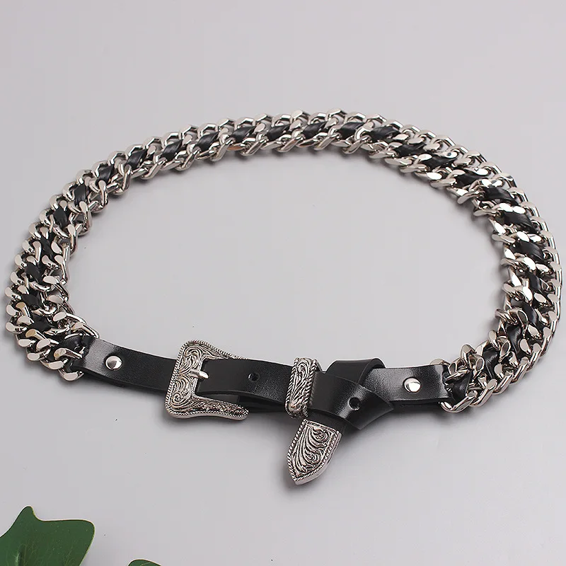 Women Hip Hop Metal Belt Fashi - Women'S Jeans Accessories Chain review and price