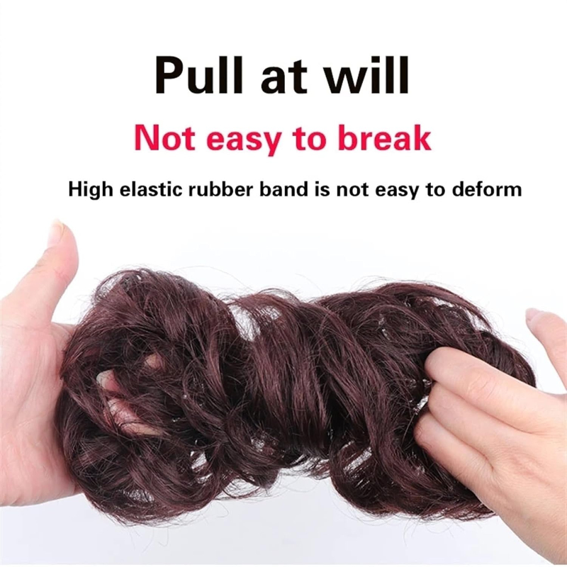 Synthetic Fashion Messy Curly  - Hair Band Elastic review and price