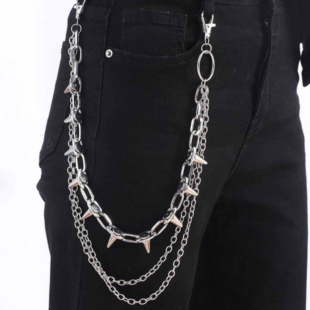 Unisex Hip Hop Punk Rock Metal - Women'S Jeans Accessories Chain review and price