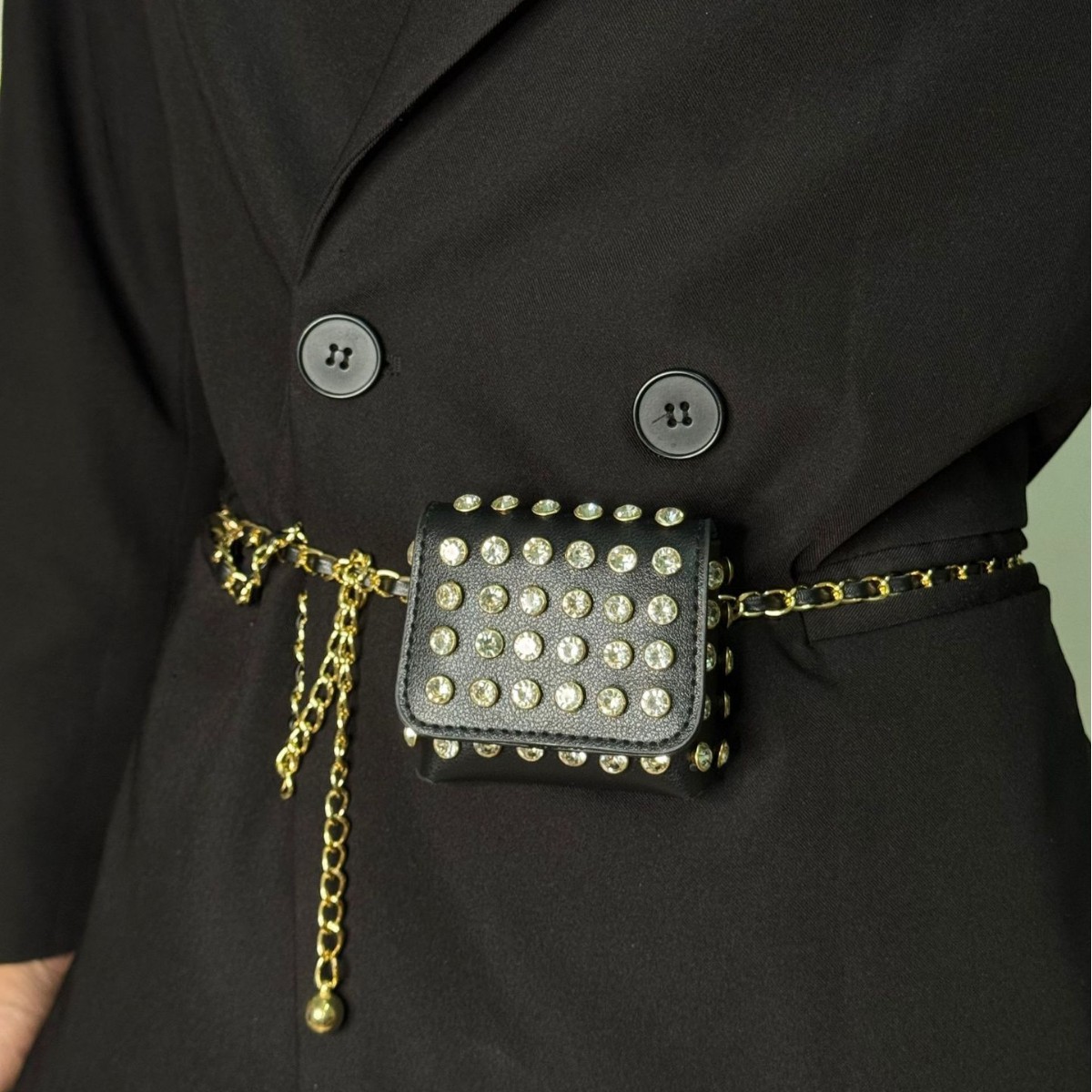 Fashion Rivet Mini Waistpack S - Women'S Jeans Accessories Chain review and price