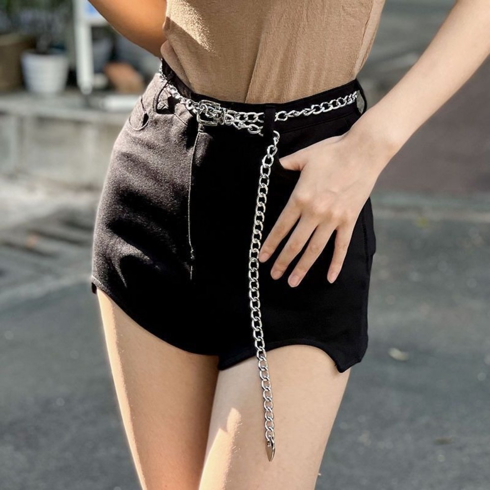 Simple Metal Chain Belts Long  - Women'S Jeans Accessories Chain review and price