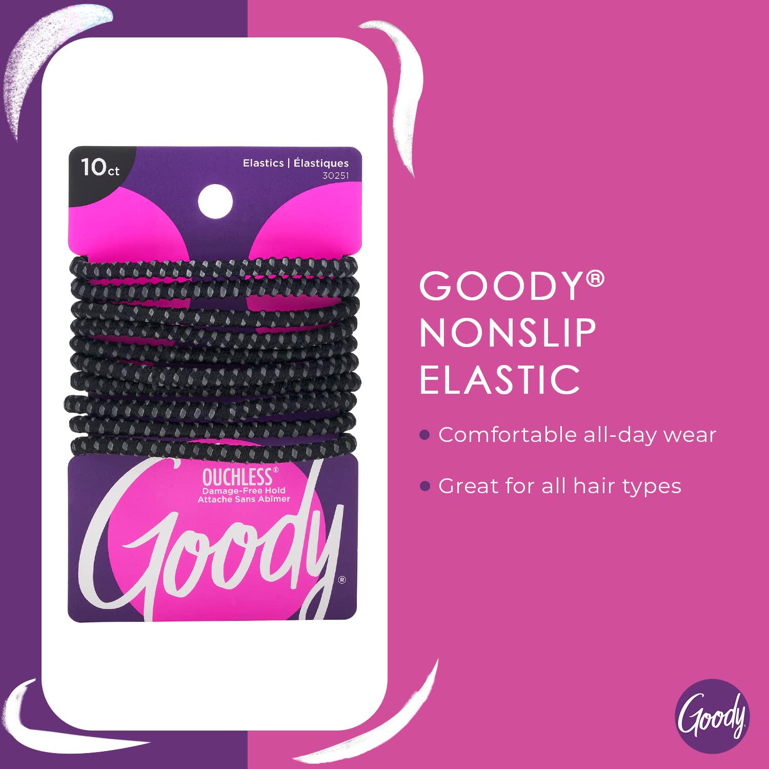 No Slip Hair Ties 10 Ct Black  - Women Accessories Images review and price