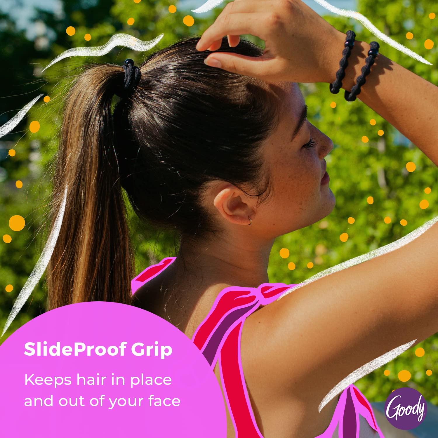 No Slip Hair Ties 10 Ct Black  - Women Accessories Images review and price