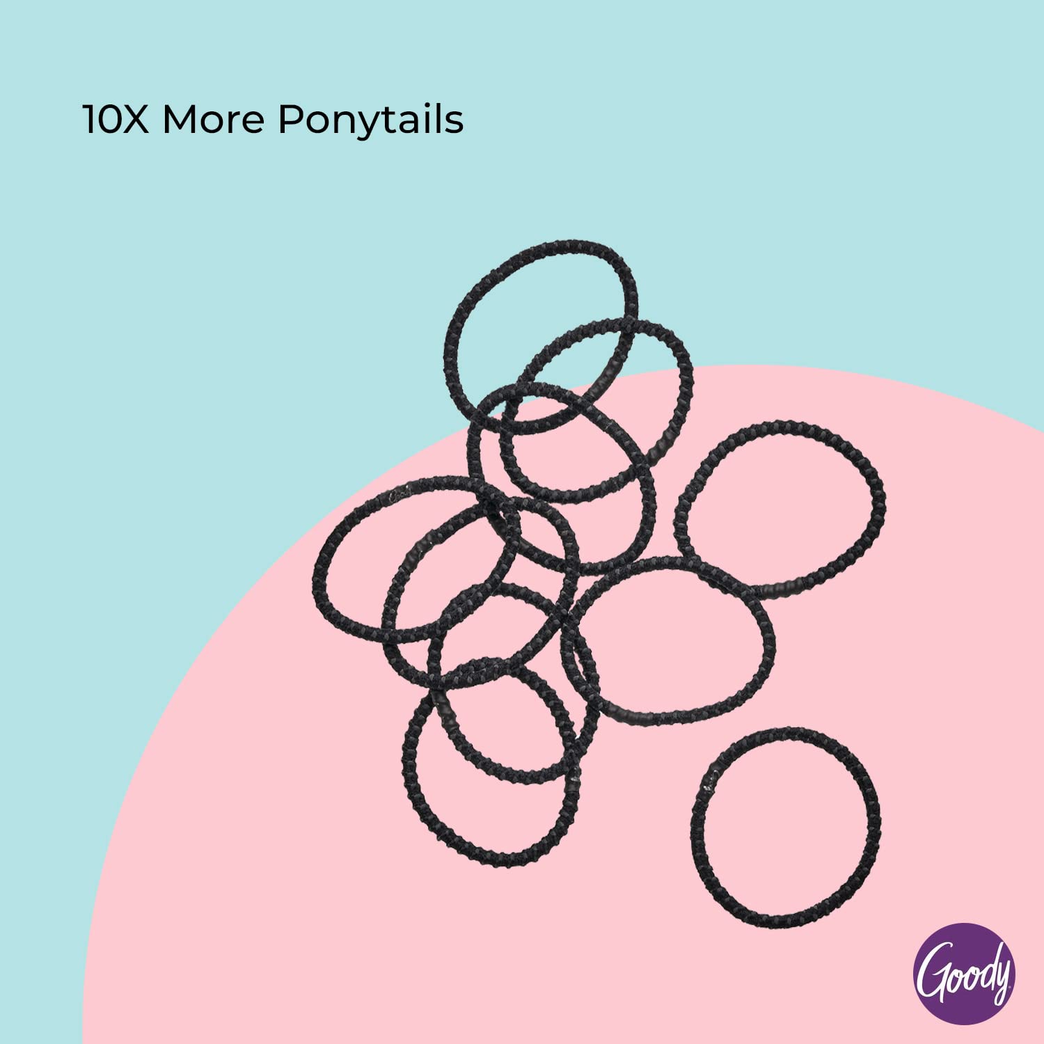No Slip Hair Ties 10 Ct Black  - Women Accessories Images review and price