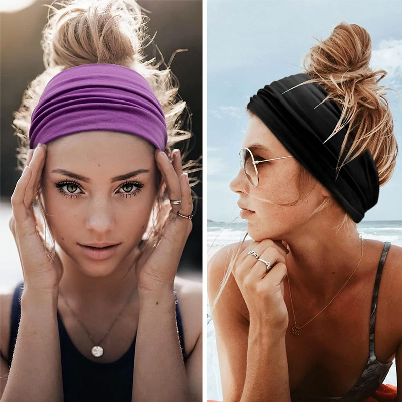 Sweatband for Men Women Elasti - Women'S Yoga Accessories review and price