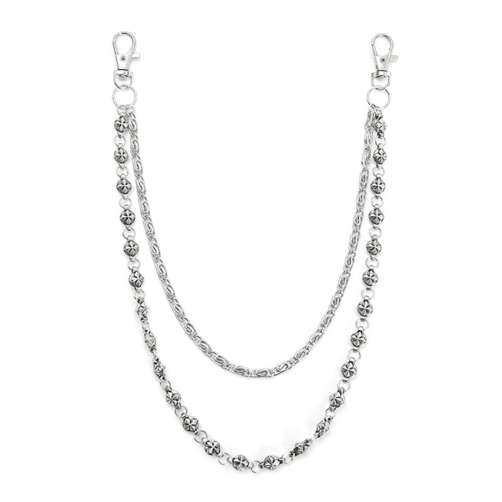 NEWTrendy Hip Hop Double Layer - Women'S Jeans Accessories Chain review and price