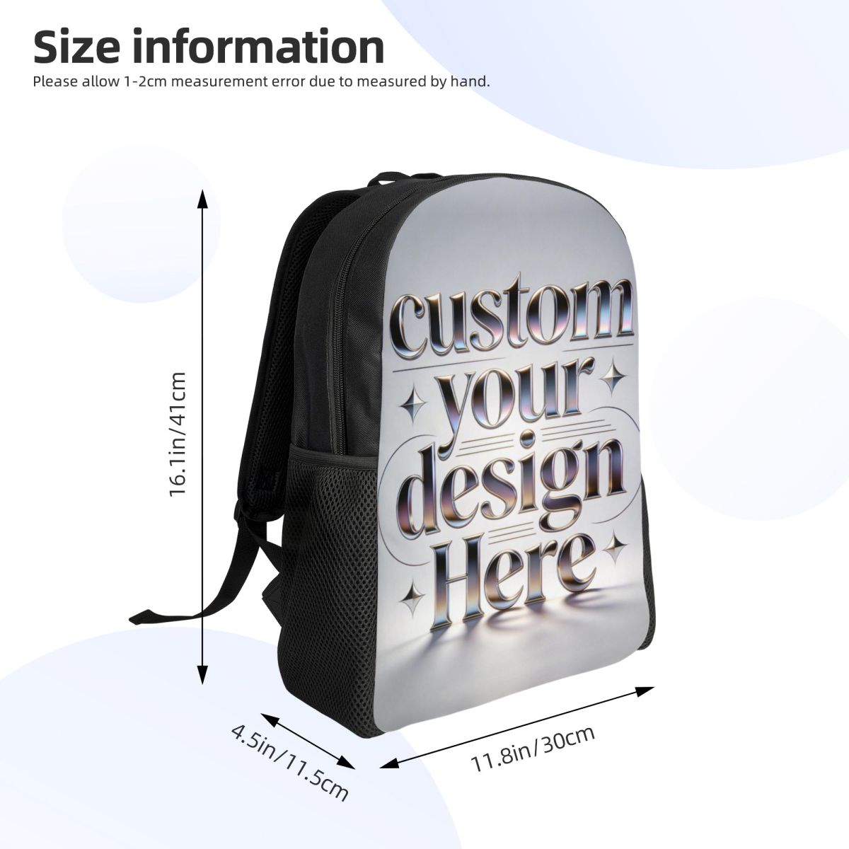 Custom Your Photo Logo Text Ba - Women Accessories Images review and price